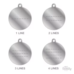 Ταυτότητα Σκύλου My Family Charms White Circle Red Bone -Προμήθειες Για Κατοικίδια Κατάστημα πωλήσεων 0026602 1000x1000 5