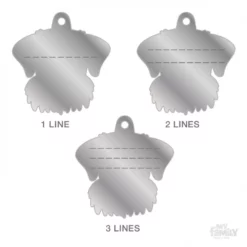 Ταυτότητα Σκύλου My Family Schnauzer Black -Προμήθειες Για Κατοικίδια Κατάστημα πωλήσεων 0027500 black schnauzer dog tag 1000x1000 1