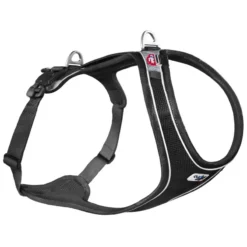 Σαμαράκι Curli Magnetic Belka Comfort Harness Black Small 44x62-66cm