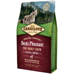 Carnilove Cat Hairball Control Duck And Pheasant 2kg
