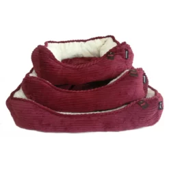 Κρεβατάκι Σκύλου και Γάτας Pet Interest Darby Burgundy Large 71x58x23cm