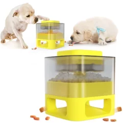 Διαδραστικό Παιχνίδι Square Fun Pet Feeder-A Br.yellow 171x171x186mm