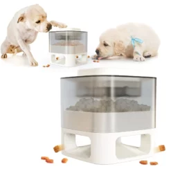 Διαδραστικό Παιχνίδι Square Fun Pet Feeder-Α White 171x171x186mm