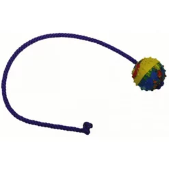 Gappay Μπάλα από μασίφ καουτσούκ 5cm με σκοινί 50cm