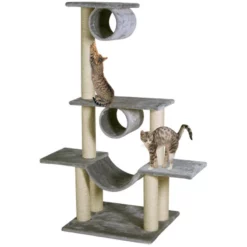 Γατόδεντρο Flamingo Victoria Grey 103x57x141cm