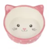 Happy Pet Κεραμικό Μπολ Γάτας Polka Pink 13x15x6cm