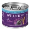 Wellfed Cat για Στειρωμένες Γαλοπούλα Intestinal Care 200gr 12τμχ