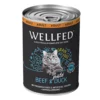 Wellfed Adult Βοδινό, Πάπια και Ταυρίνη 400gr 6τμχ