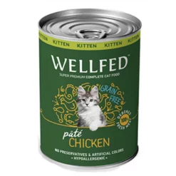 Wellfed Kitten Grain Free Κοτόπουλο 400gr X 6τμχ