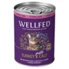Wellfed Cat για Στειρωμένες Γαλοπούλα και Μοσχαράκι 400gr 6τμχ