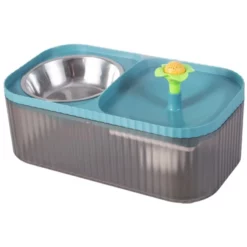 OEM Αυτόματη Ποτίστρα Σιντριβάνι και Μπολ Φαγητού για σκύλους και γάτες 3lt Μπλε