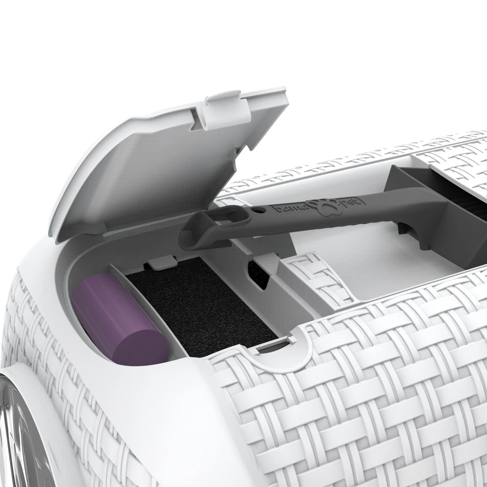 Τουαλέτα - Λεκάνη Γάτας Bama Prive White 41,8x50,5x39,6 Cm 3 Τουαλέτα - Λεκάνη Γάτας Bama Prive White 41,8x50,5x39,6 Cm - Image 3