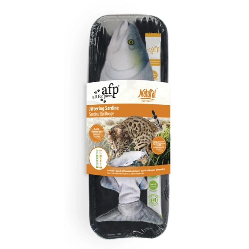 Παιχνίδι Γάτας AFP Instincts Fish Sardine Με Catnip 2 Παιχνίδι Γάτας AFP Instincts Fish Sardine Με Catnip - Image 2