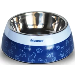 Pet Interest Μπολ Μελαμίνης Deluxe Paw N Bone Medium 350/450ml