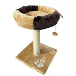 Ονυχοδρόμιο - Γατόδεντρο Pet Interest Wheel Cat Tree 36x36x49 Cm Μπεζ