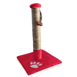 Ονυχοδρόμιο Tower Cat Pet Interest 31x31x48cm Red