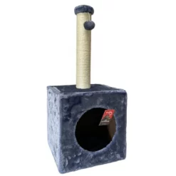 Cat Tree Cube Μπλε 31x31x67h Cm