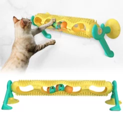 Παιχνίδι Γάτας Pet Interest Track Climbing Frame Cat Toy Yellow 536x146x112mm