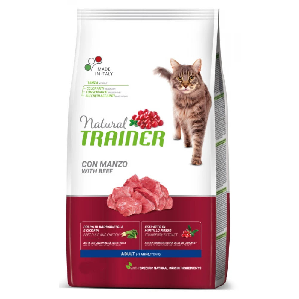 Natural Trainer Cat Adult Βοδινό 1,5kg 2 Natural Trainer Cat Adult Βοδινό 1,5kg - Image 2