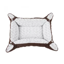 Κρεβατάκι Σκύλου και Γάτας Pawise Deluxe Curly 65x55cm Καφέ