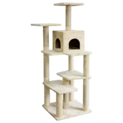 Γατόδεντρο - Ονυχοδρόμιο Pawise Cat Tree With Cave 77x66x130cm