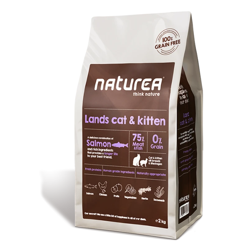 Ξηρά Τροφή Γάτας Naturea Lands Cat & Kitten Grain Free 2kg 1 Ξηρά Τροφή Γάτας Naturea Lands Cat & Kitten Grain Free 2kg