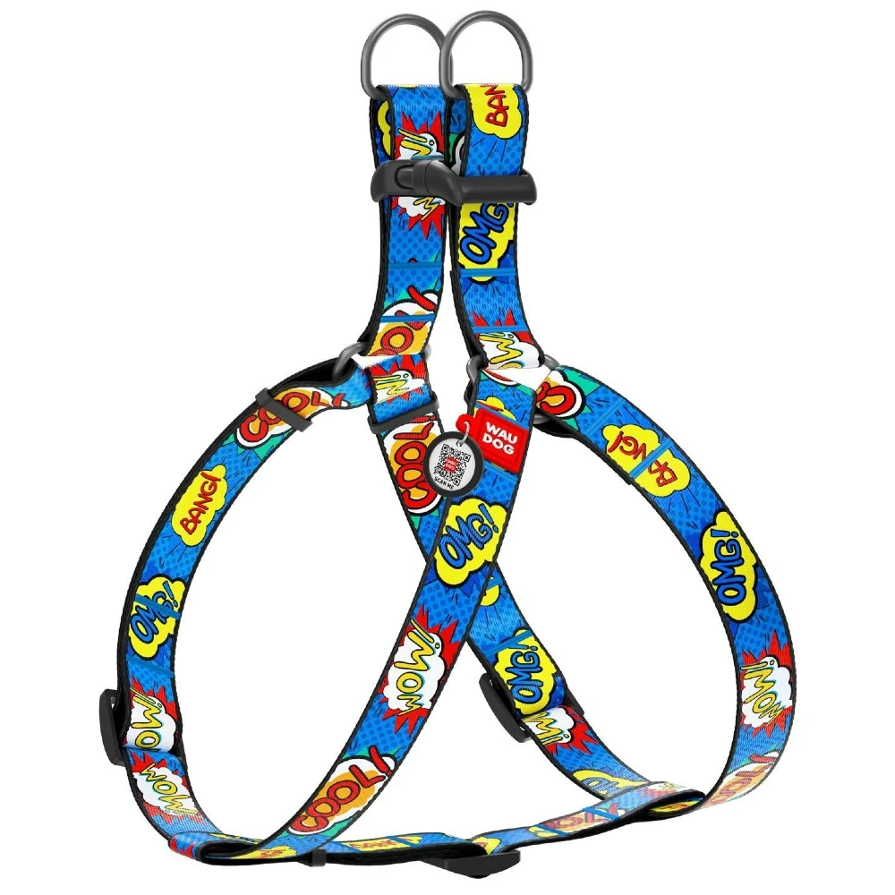 Επιστήθιο WauDog WOW Plastic 2x50-80cm με SmartID 2 Επιστήθιο WauDog WOW Plastic 2x50-80cm με SmartID - Image 2