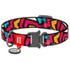 Περιλαίμιο WauDog Graffiti Metal 2,5 X 35-58cm με SmartID