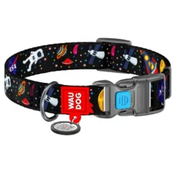 Περιλαίμιο WauDog Nasa Plastic 2,5x35-58cm με SmartID