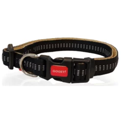 Περιλαίμιο Pet Interest Soft Stripe Medium 2x36-56cm Μαύρο