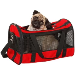 Τσάντα Μεταφοράς Σκύλου & Γάτας Flamingo Divina Red 50x28x30cm