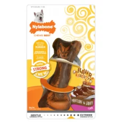 Nylabone Flavor Frenzy Rubber Chew, Meatloaf & Gravy Small
