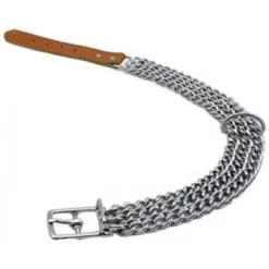 Κολάρο Σκύλου Δερμάτινο Με Τριπλή Αλυσίδα Pet Interest Small 2mmx50cm