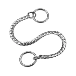 Χρωμιομένος Λεπτός Πνίχτης Σκύλου Flat Snake της Pet Interest Medium 0.75x55cm