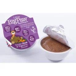 Υγρή Τροφή - Κονσέρβα Σκύλου Little Big Paw Tender Duck & Vegetable Dinner 8x 85gr