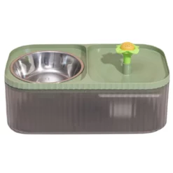 OEM Αυτόματη Ποτίστρα Σιντριβάνι και Μπολ Φαγητού για σκύλους και γάτες 3lt Πράσινο