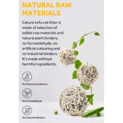 Αμμος - Πέλλετ Γάτας Cature Tofu And Bentonite Clumping 14lt (5,6kg) -Προμήθειες Για Κατοικίδια Κατάστημα πωλήσεων 4 petshop88 1000x1000h