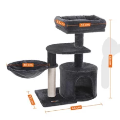 OEM Γατόδεντρο - Ονυχοδρόμιο Feandrea Small Cat Tower 48x32x68cm Smoky Grey -Προμήθειες Για Κατοικίδια Κατάστημα πωλήσεων 41ub32Ha1KL 1000x1000 1