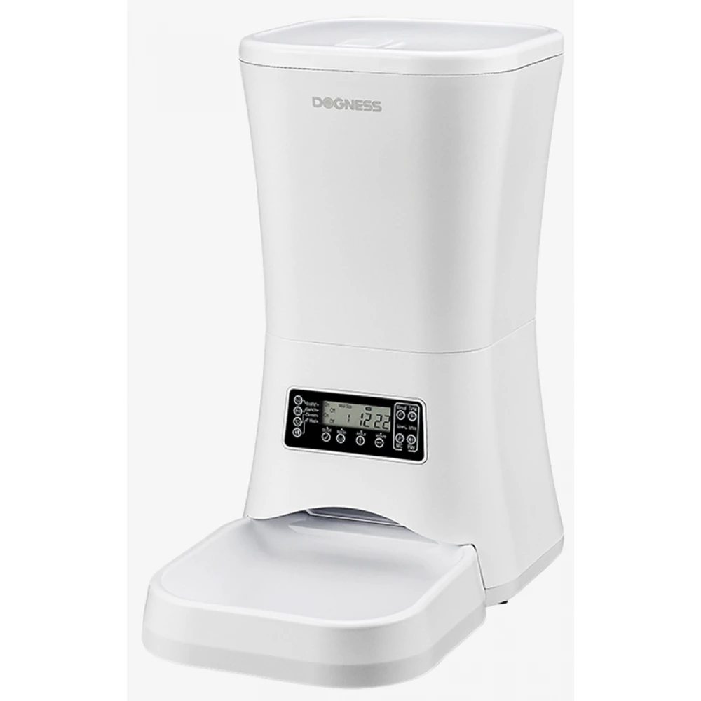 Αυτόματη Ηλεκτρονική Ταΐστρα Dogness για σκύλους και γάτες 9lt White 2 Αυτόματη Ηλεκτρονική Ταΐστρα Dogness για σκύλους και γάτες 9lt White - Image 2