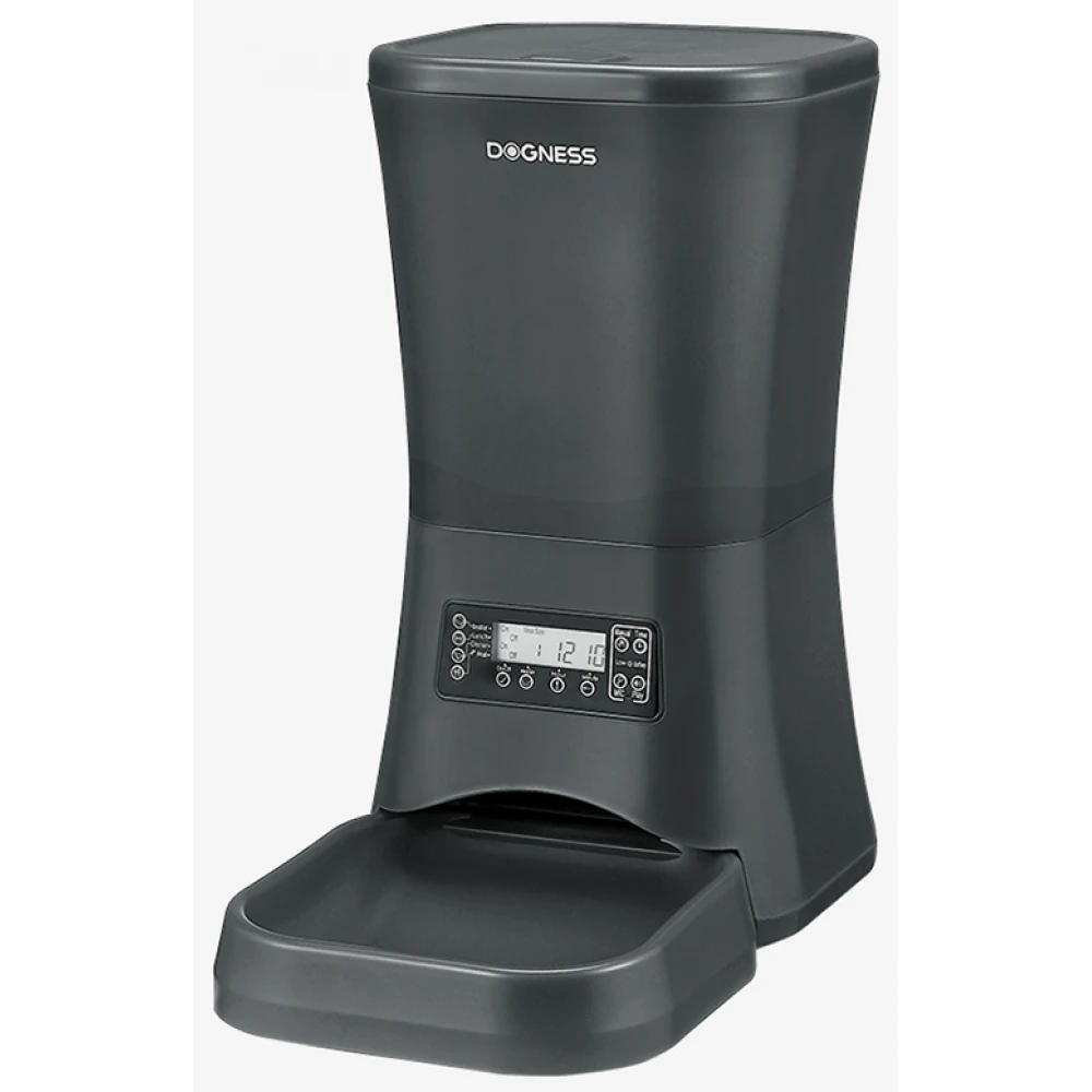 Αυτόματη Ηλεκτρονική Ταΐστρα Dogness για σκύλους και γάτες 9lt Grey 2 Αυτόματη Ηλεκτρονική Ταΐστρα Dogness για σκύλους και γάτες 9lt Grey - Image 2