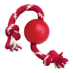 Kong Ball με σχοινί Κόκκινο Small