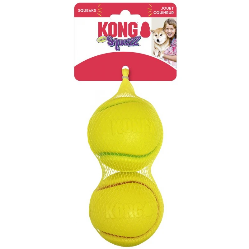 Kong Squeezz Tennis Balls Medium 2τμχ 1 Kong Squeezz Tennis Balls Medium 2τμχ