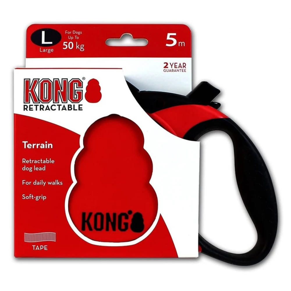 Kong Terrain Large Ιμάντας 5m έως 50kg Κόκκινο 3 Kong Terrain Large Ιμάντας 5m έως 50kg Κόκκινο - Image 3