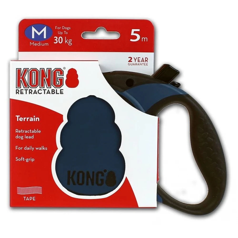 Kong Terrain Medium Ιμάντας 5m έως 30kg Μπλε 3 Kong Terrain Medium Ιμάντας 5m έως 30kg Μπλε - Image 3