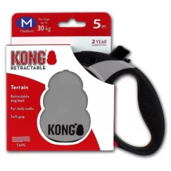 Kong Terrain Medium Ιμάντας 5m έως 30kg Γκρι -Προμήθειες Για Κατοικίδια Κατάστημα πωλήσεων 47R TR MD GR 1 1000x1000w