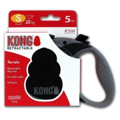 Kong Terrain Small Ιμάντας 5m έως 20kg Μαύρο -Προμήθειες Για Κατοικίδια Κατάστημα πωλήσεων 47R TR SM BK 1 1000x1000w