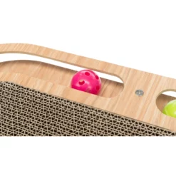 Ονυχοδρόμιο Trixie Cardboard With Wooden Frame 46×4×25cm -Προμήθειες Για Κατοικίδια Κατάστημα πωλήσεων 48020 1 1000x1000w