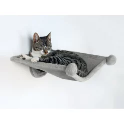 Αιώρα Γάτας Trixie για επιτοίχια τοποθέτηση 42x41cm Γκρι