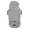 Φούτερ Σκύλου Cotton Hoodies με κουκούλα Small 25,5cm Γκρι