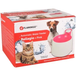 Αυτόματη Ποτίστρα Σιντριβάνι για σκύλους και γάτες Flamingo Bellagio Pink 2lt -Προμήθειες Για Κατοικίδια Κατάστημα πωλήσεων 518216 V 01 1000x1000 1
